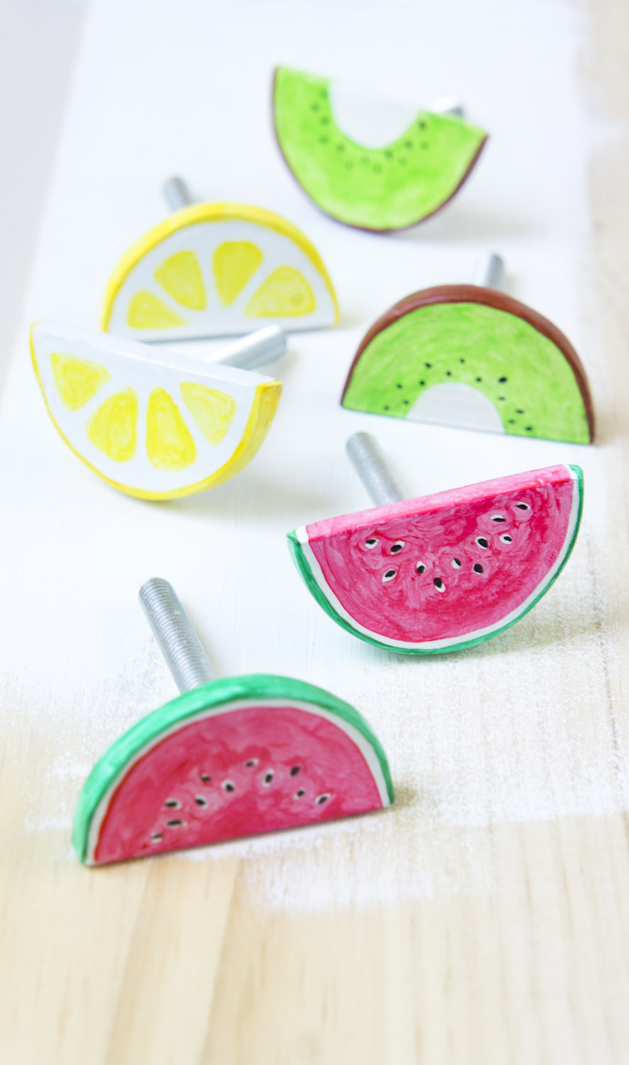 Diy pomos de frutas