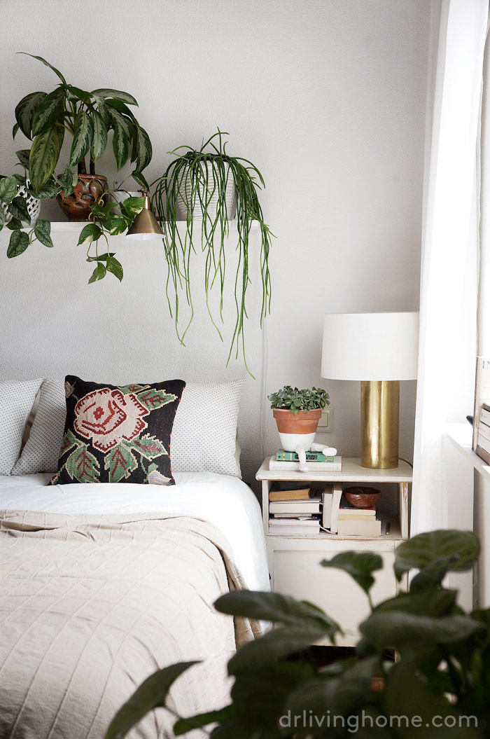 Decorar un dormitorio con plantas